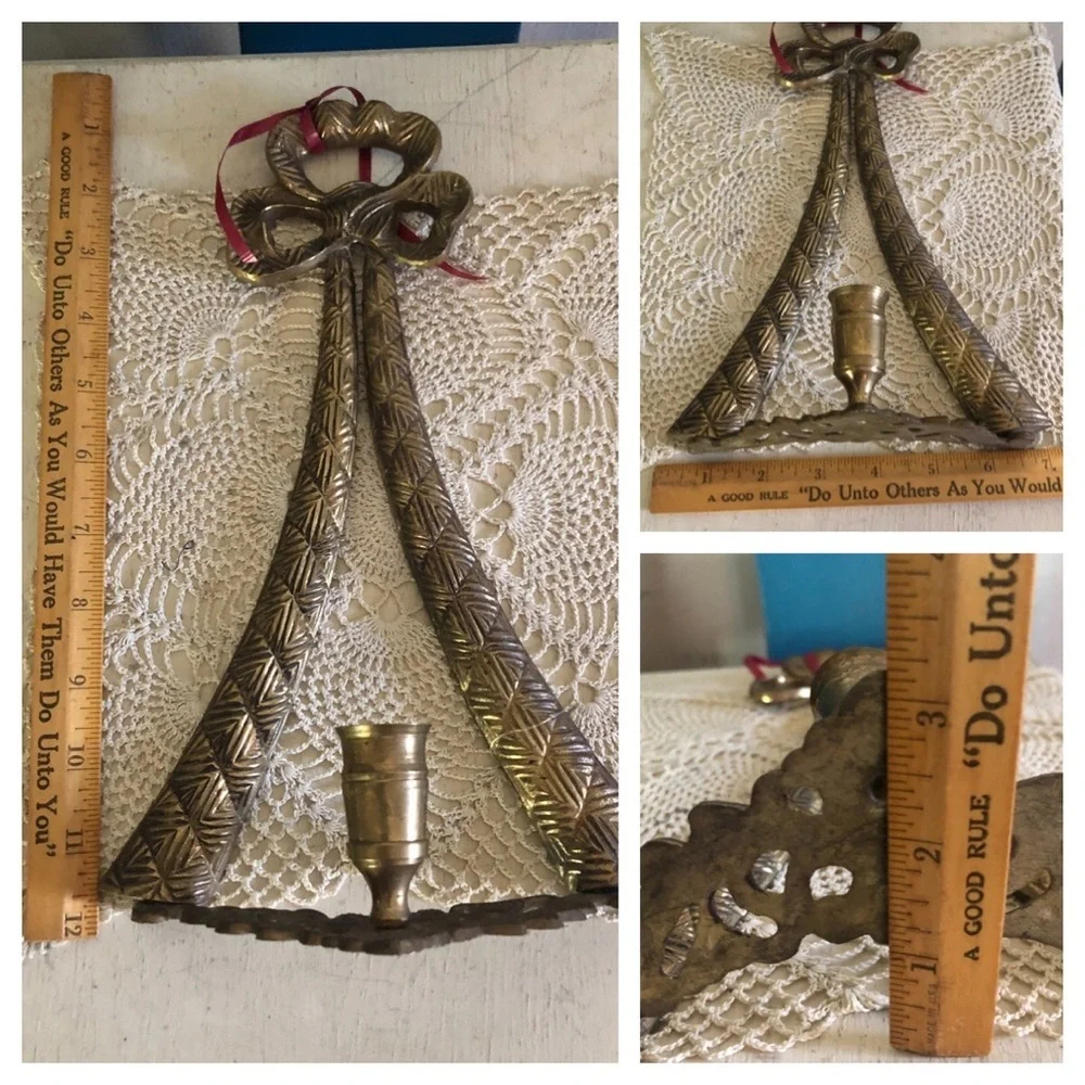 Vintage Brass Wall Sconce